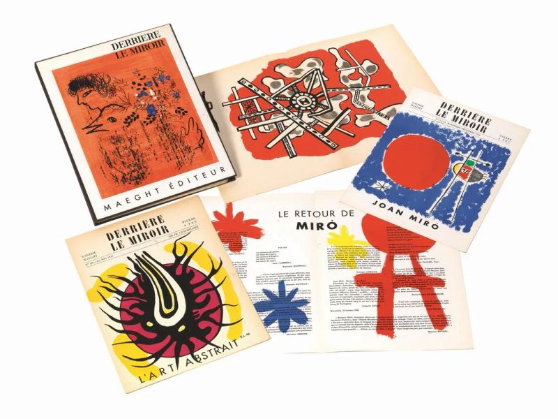 (Periodici &ndash; Illustrati 900) &ldquo;Derri&egrave;re le miroir&rdquo;. 1946-1949.  - Auction Books, manuscripts and autographs - Pandolfini Casa d'Aste