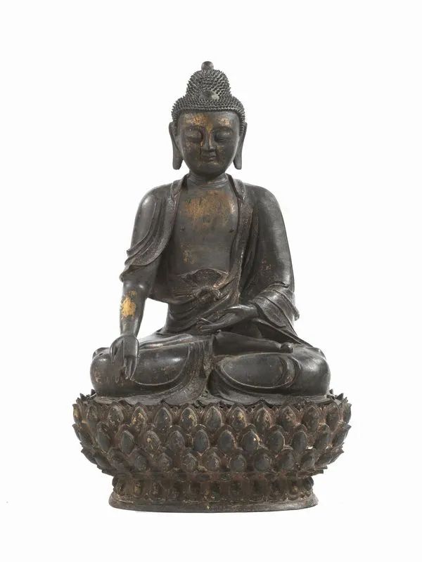 BUDDHA, CINA, DINASTIA MING, SEC. XVII  - Auction Asian Art - Pandolfini Casa d'Aste