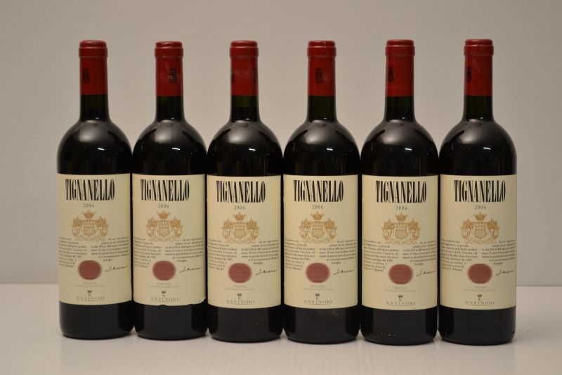 Tignanello Antinori 2004  - Auction An Extraordinary Selection of Finest Wines from Italian Cellars - Pandolfini Casa d'Aste