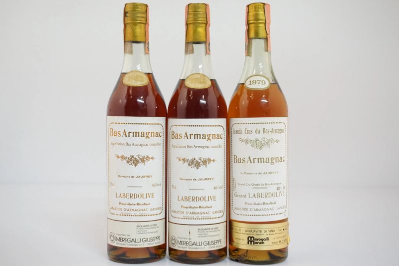 Bas Armagnac du Domaine de Jaurrey Laberdolive  - Auction FINE WINES AND SPIRITS - Pandolfini Casa d'Aste