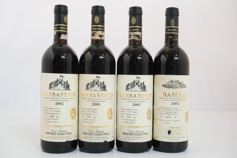      Selezione Etichetta Bianca Bruno Giacosa   - Asta Vini Pregiati e Distillati da Collezione - Pandolfini Casa d'Aste