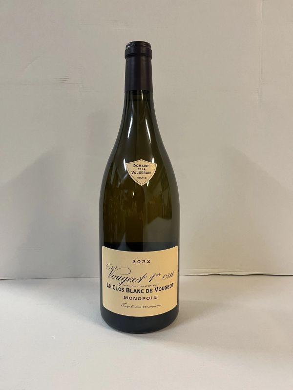 



Vougeot Le Clos Blanc de Vougeot Domaine de la Vougeraie 2022  - Asta PANDOLFINI PER AMICI DI URI - ASTA BENEFICA PER SOSTENERE LA RICERCA SCIENTIFICA UROLOGICA - Pandolfini Casa d'Aste