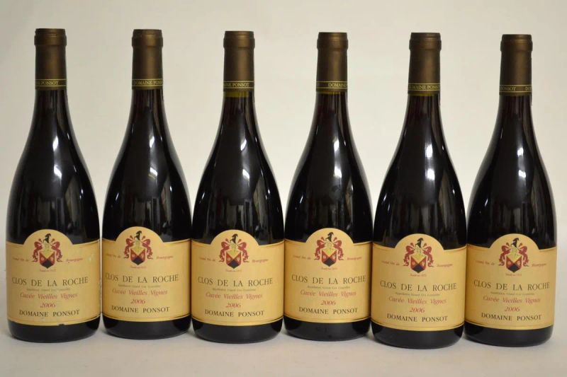 Clos De La Roche Cuvee Vieilles Vignes Domaine Ponsot 2006                  - Asta La passione di una vita. Vini pregiati dalla cantina dell' Enoteca Marcucci - Pandolfini Casa d'Aste