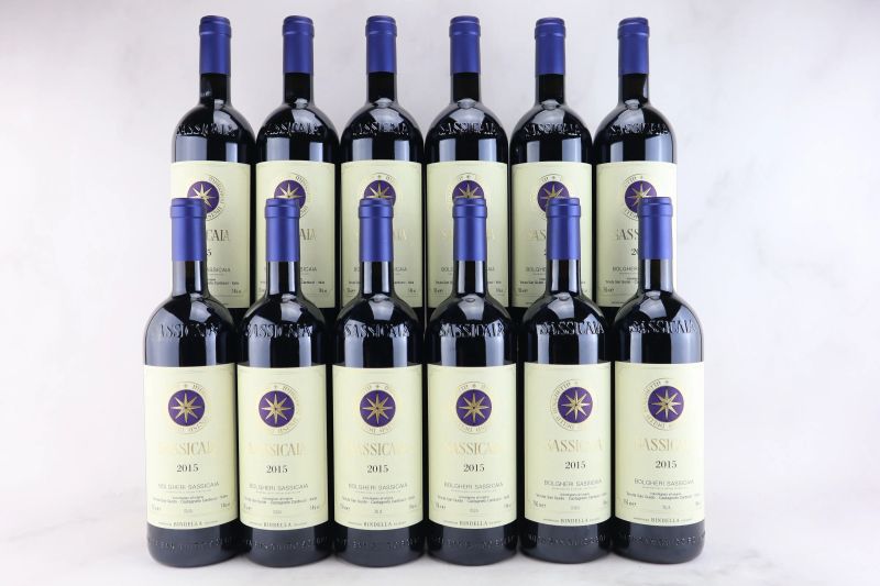 



Sassicaia Tenuta San Guido 2015  - Asta MATERIA - Vini Pregiati e da Collezione - Pandolfini Casa d'Aste