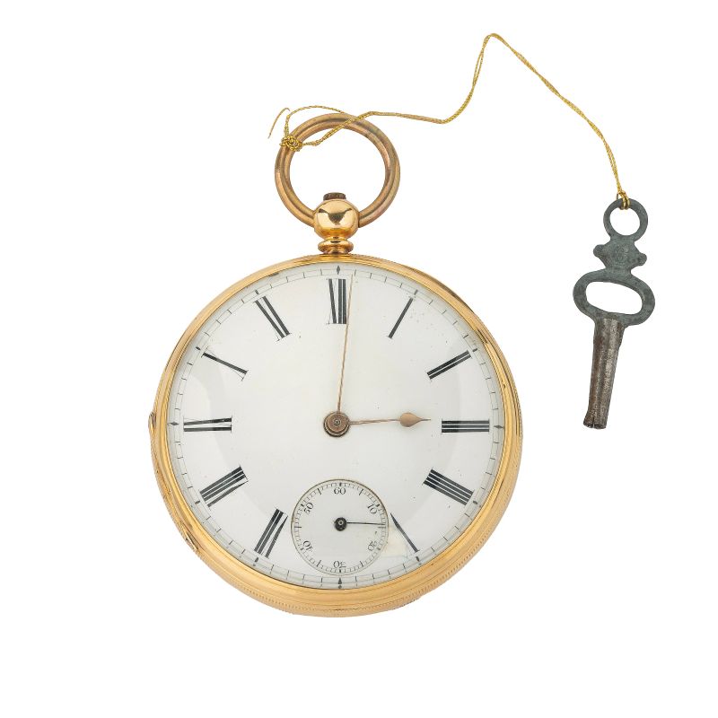 YELLOW GOLD POCKET WATCH  - Auction ARCADE |  WATCHES AND COLLECTIBLE PENS - Pandolfini Casa d'Aste