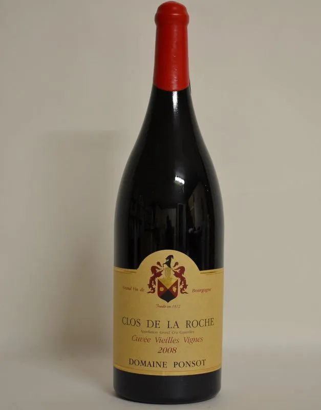 Clos De La Roche Cuvee Vieilles Vignes Domaine Ponsot 2008                   - Asta La passione di una vita. Vini pregiati dalla cantina dell' Enoteca Marcucci - Pandolfini Casa d'Aste