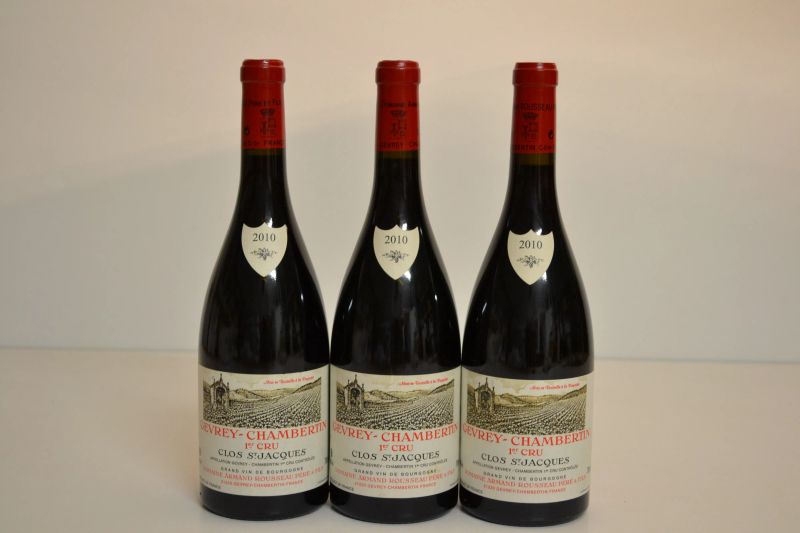 Gevrey-Chambertin Clos Saint Jacques Domaine Armand Rousseau 2010  - Auction A Prestigious Selection of Wines and Spirits from Private Collections - Pandolfini Casa d'Aste