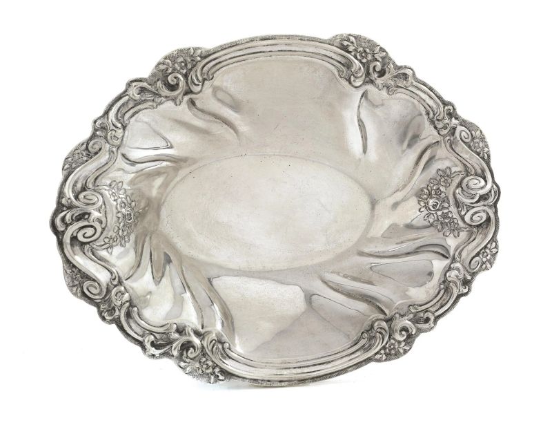      VASSOIETTO OVALE, SECOLO XX   - Auction Online Auction | Silver - Pandolfini Casa d'Aste