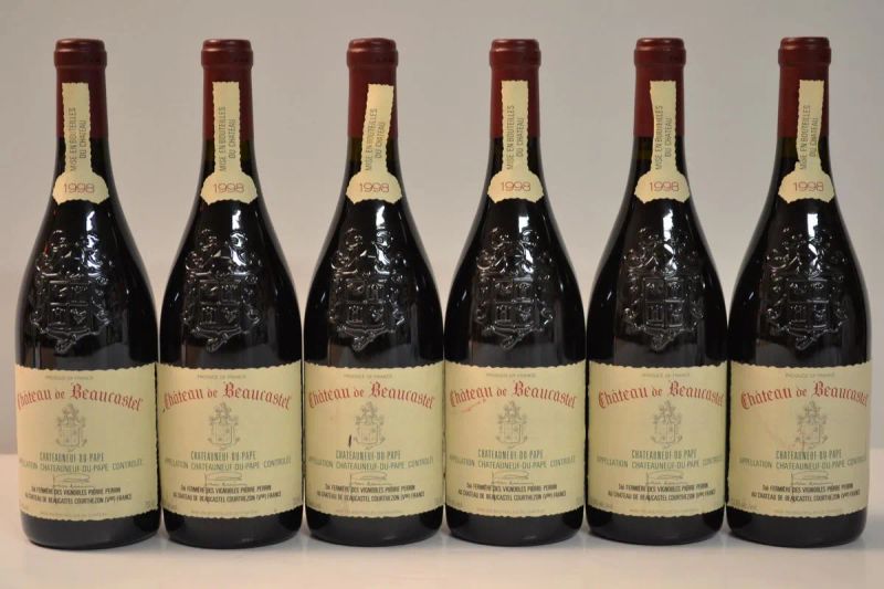 Chateauneuf du Pape Chateau de Beaucastel 1998  - Auction Fine Wines from Important Private Italian Cellars - Pandolfini Casa d'Aste