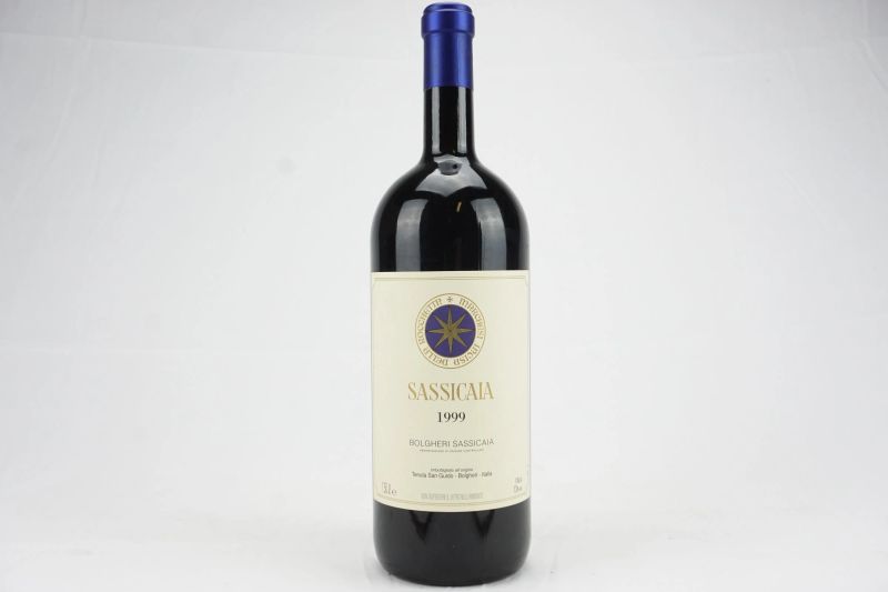     Sassicaia Tenuta San Guido 1999    - Asta Il Fascino e l'Eleganza - Un percorso tra i migliori Vini italiani e francesi - Pandolfini Casa d'Aste