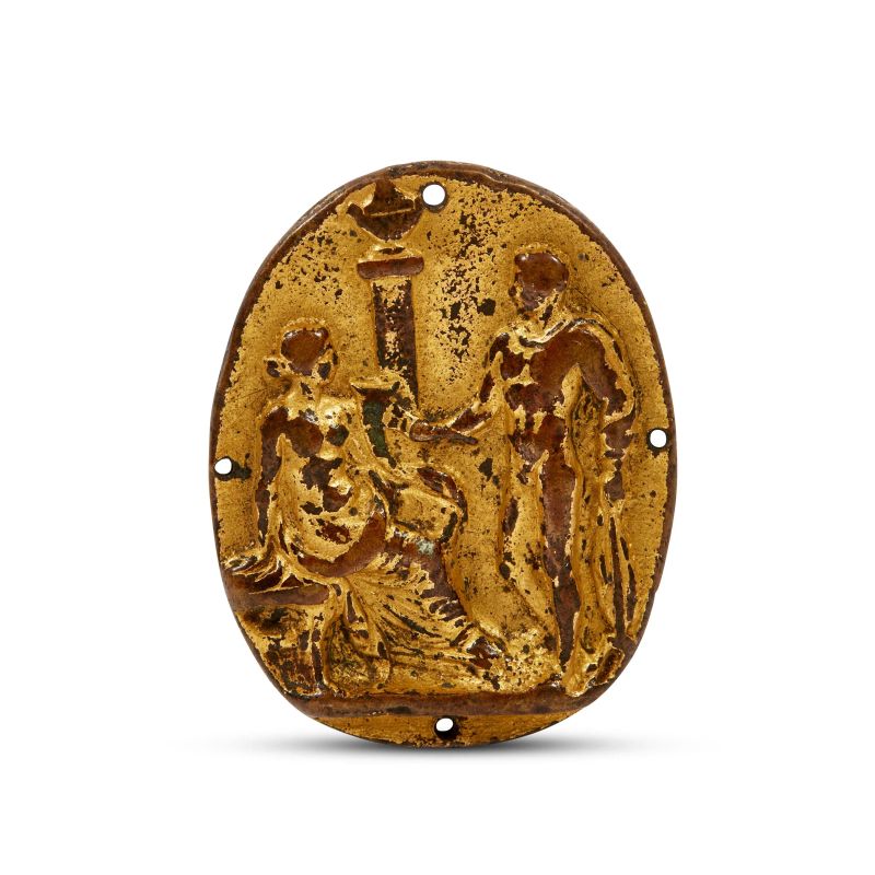 Roma o Firenze, metà secolo XV  - Asta PLACCHETTE, MEDAGLIE E BRONZETTI DALLA COLLEZIONE DI MARIO SCAGLIA E ALTRE PROVENIENZE - Pandolfini Casa d'Aste