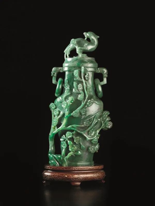 VASO CON COPERCHIO, CINA, SEC. XIX  - Auction Asian Art - Pandolfini Casa d'Aste