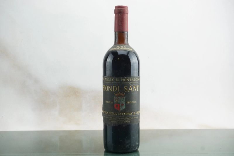 Brunello di Montalcino Biondi Santi 1983  - Asta Smart Wine 2.0 | Christmas Edition - Pandolfini Casa d'Aste