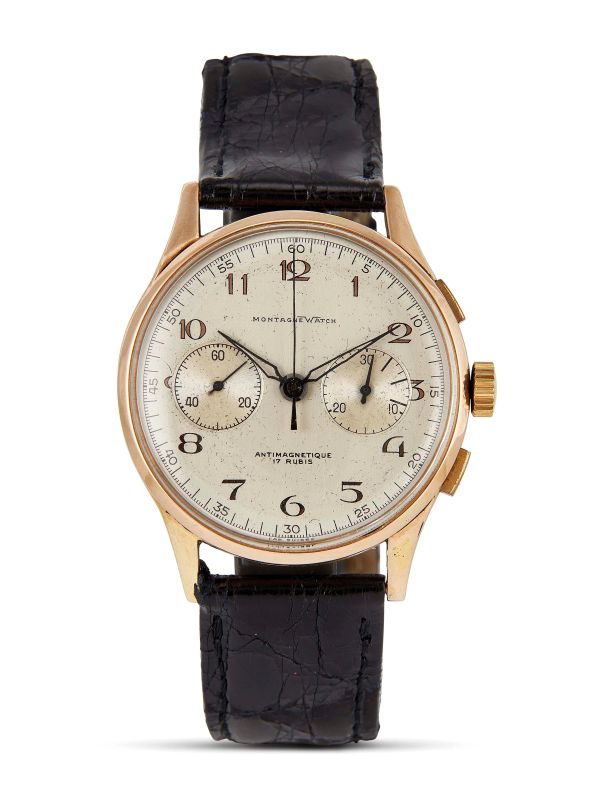 MONTAGNE WATCH CRONOGRAFO REF. 8828  - Auction Fine watches - Pandolfini Casa d'Aste