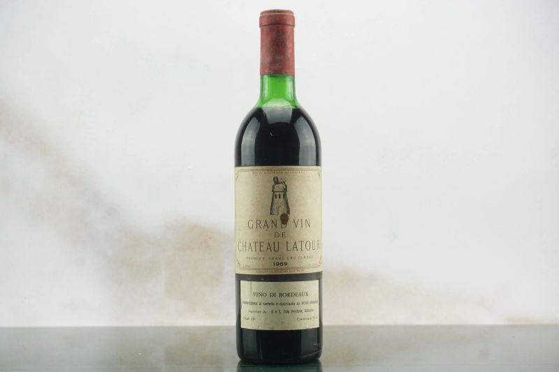 Ch&acirc;teau Latour 1969  - Asta Smart Wine 2.0 | Christmas Edition - Pandolfini Casa d'Aste