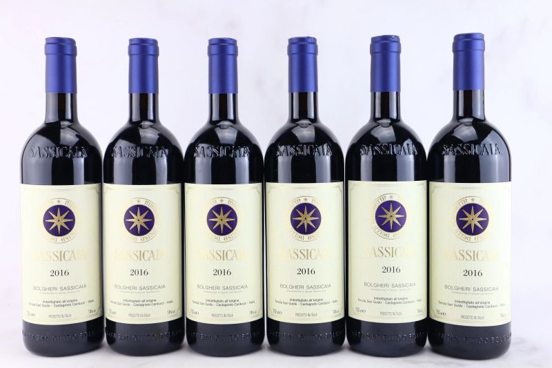 



Sassicaia Tenuta San Guido 2016  - Auction MATERIA - Fine and Rare Wine - Pandolfini Casa d'Aste