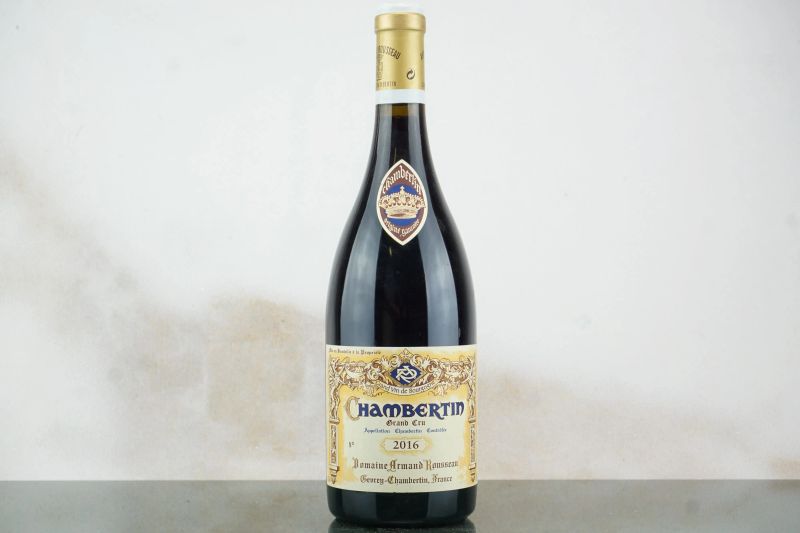 Chambertin Domaine Armand Rousseau 2016  - Auction LA RAFFINATEZZA DELLA COMPLESSITA' - Fine and Rare Wine - Pandolfini Casa d'Aste