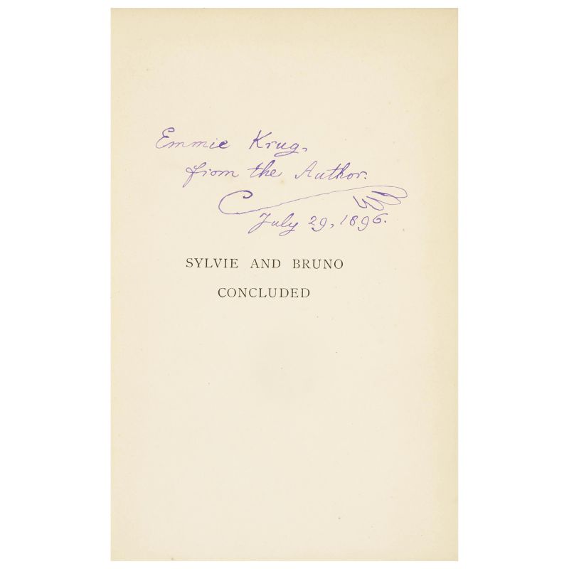 Sylvie and Bruno del 1889 e Sylvie and Bruno Concluded del 1893  - Asta LIBRI, MANOSCRITTI, AUTOGRAFI E STAMPE - Pandolfini Casa d'Aste