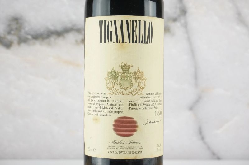 Tignanello Antinori 1990  - Auction Smart Wine 2.0 | Online Auction - Pandolfini Casa d'Aste