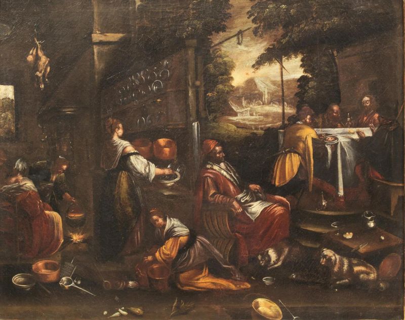 Seguace di Francesco Bassano, sec. XVII  - Asta ARCADE | DIPINTI DAL XIV AL XX SECOLo - Pandolfini Casa d'Aste