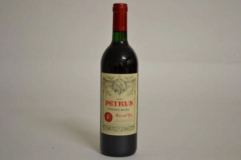 Chateau Petrus 1990  - Auction PANDOLFINI FOR EXPO 2015: Finest and rarest wines - Pandolfini Casa d'Aste