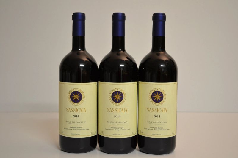 Sassicaia Tenuta San Guido 2014  - Auction A Prestigious Selection of Wines and Spirits from Private Collections - Pandolfini Casa d'Aste