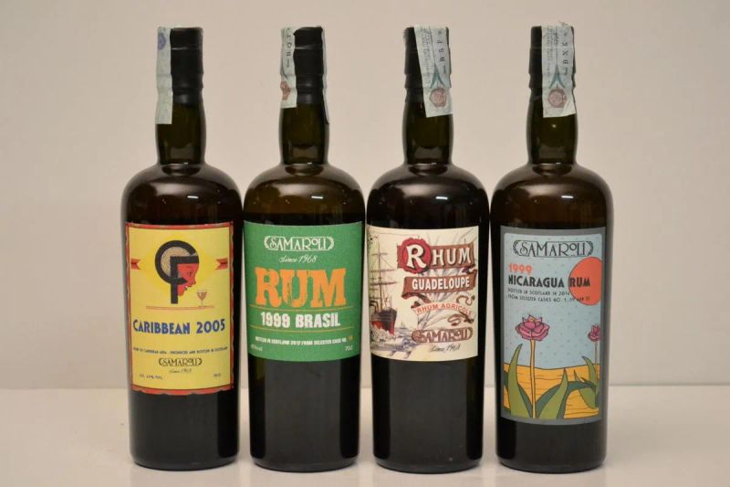 Selezione Rum Samaroli  - Asta Vini Pregiati e una Straordinaria Selezione dalla Cantina Storica di Masseto - Pandolfini Casa d'Aste