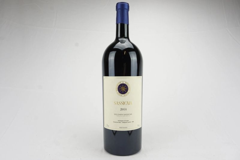      Sassicaia Tenuta San Guido 2014   - Auction Il Fascino e l'Eleganza - A journey through the best Italian and French Wines - Pandolfini Casa d'Aste