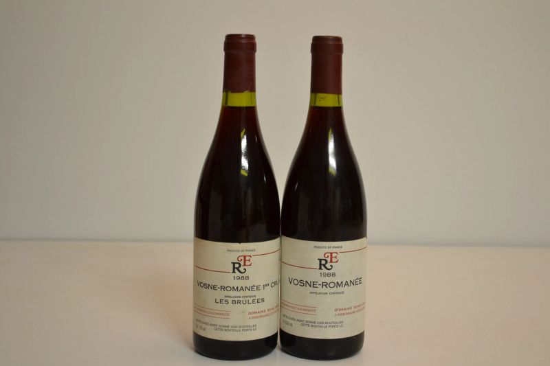 Vosne-Roman&eacute;e Domaine Ren&eacute; Engel 1988  - Asta Una Prestigiosa Selezione di Vini e Distillati da Collezioni Private - Pandolfini Casa d'Aste