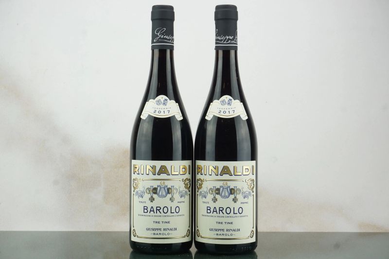 Barolo Tre Tine Giuseppe Rinaldi 2017  - Auction LA RAFFINATEZZA DELLA COMPLESSITA' - Fine and Rare Wine - Pandolfini Casa d'Aste