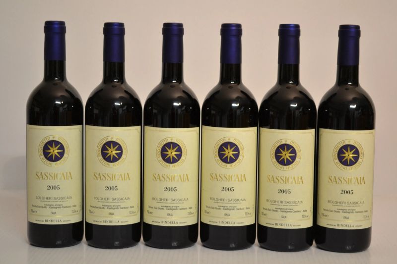 Sassicaia Tenuta San Guido 2005  - Auction A Prestigious Selection of Wines and Spirits from Private Collections - Pandolfini Casa d'Aste