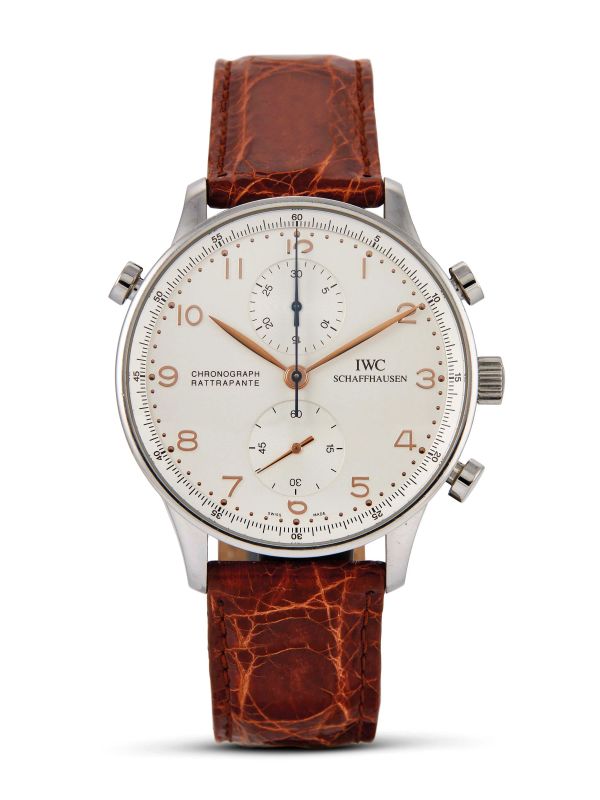 IWC PORTOGHESE RATTRAPANTE REF. 3712 N. 28492XX  - Auction Fine watches - Pandolfini Casa d'Aste