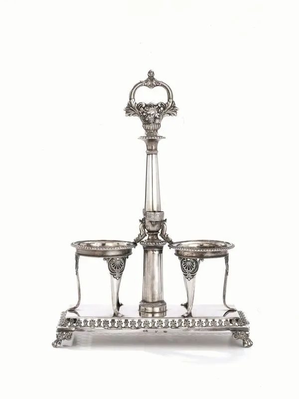 OLIERA, VIGEVANO, 1830 CIRCA, ARGENTIERE VINCENZO RIGONI  - Auction Russian, European and Italian Silver - Pandolfini Casa d'Aste