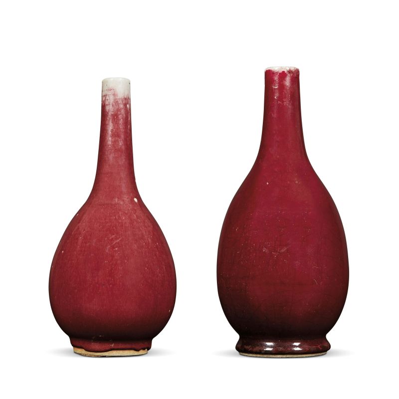 A PAIR OF VASES, QING DYNASTY, 18TH CENTURY  - Auction Asian Art | &#19996;&#26041;&#33402;&#26415; - Pandolfini Casa d'Aste