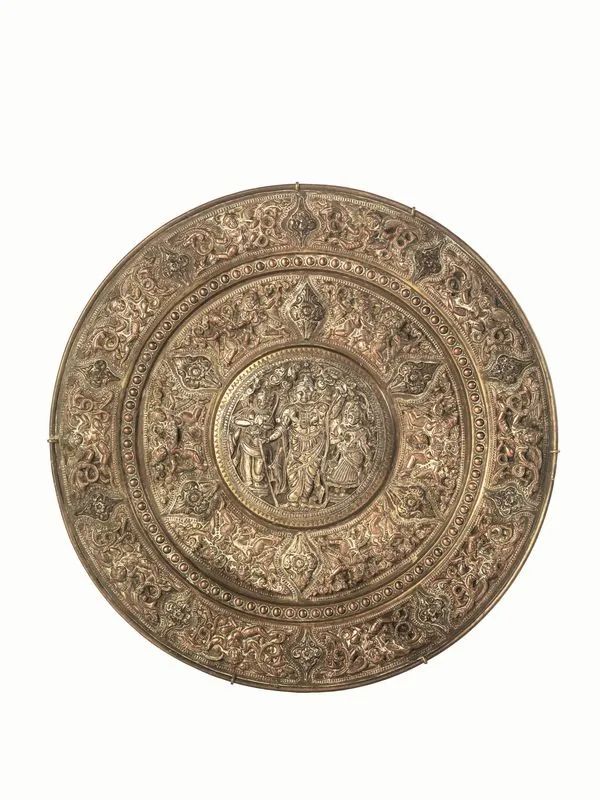 PIATTO INDIA SEC. XIX  - Auction Asian Art - Pandolfini Casa d'Aste