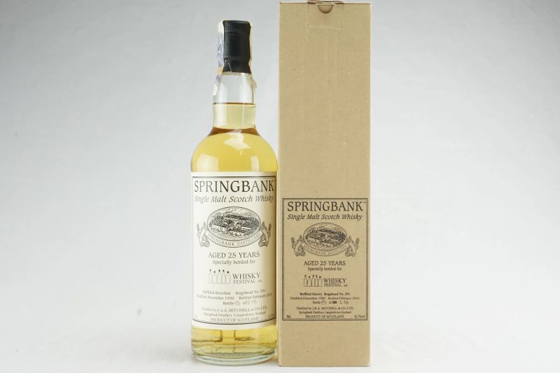 Springbank 1990  - Asta ASTA A TEMPO | Rum, Whisky e Distillati da Collezione - Pandolfini Casa d'Aste