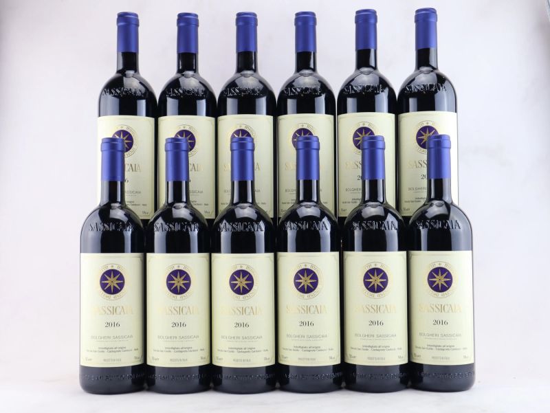 



Sassicaia Tenuta San Guido 2016  - Asta ALCHIMIA - Vini Pregiati e da Collezione - Pandolfini Casa d'Aste