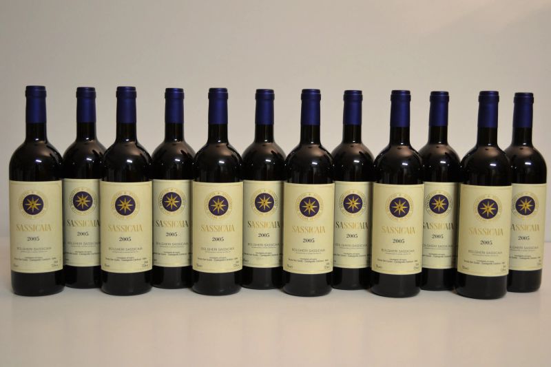 Sassicaia Tenuta San Guido 2005  - Asta Una Prestigiosa Selezione di Vini e Distillati da Collezioni Private - Pandolfini Casa d'Aste
