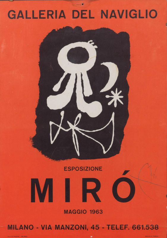 Joan Miro' I Ferr&#224; :      JOAN MIRO'   - Asta ASTA A TEMPO | ARTE MODERNA E CONTEMPORANEA - Pandolfini Casa d'Aste