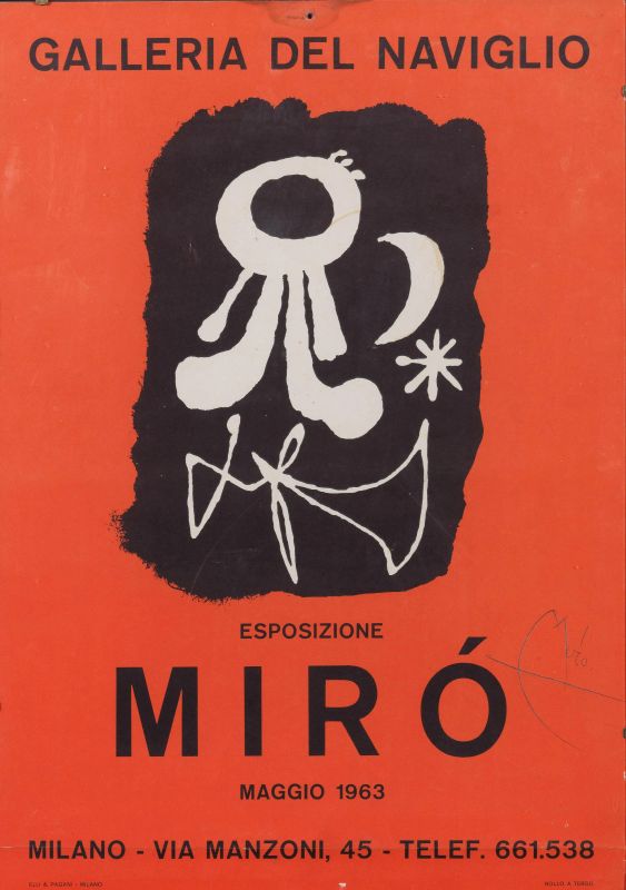 Joan Miro' I Ferr&#224; : JOAN MIRO'  - Asta ARTE MODERNA E CONTEMPORANEA - Pandolfini Casa d'Aste