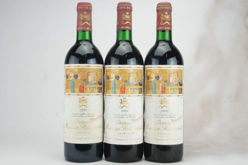 Ch&acirc;teau Mouton Rothschild 1991  - Auction L'Armonia del Tempo | FINEST AND RAREST WINES - Pandolfini Casa d'Aste