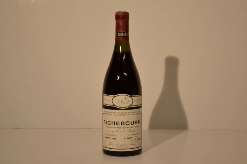 Richebourg Grand Cru Domaine de la Romanee Conti 1988  - Auction An Extraordinary Selection of Finest Wines from Italian Cellars - Pandolfini Casa d'Aste