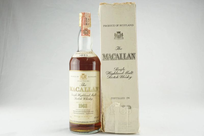 Macallan Special Selection 1963  - Asta Dal Rosso all'Oro - Whisky e Distillati da Collezione - Pandolfini Casa d'Aste
