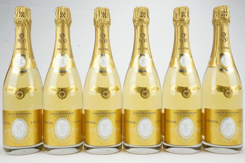      Cristal Louis Roederer 2012   - Asta Il Fascino e l'Eleganza - Un percorso tra i migliori Vini italiani e francesi - Pandolfini Casa d'Aste