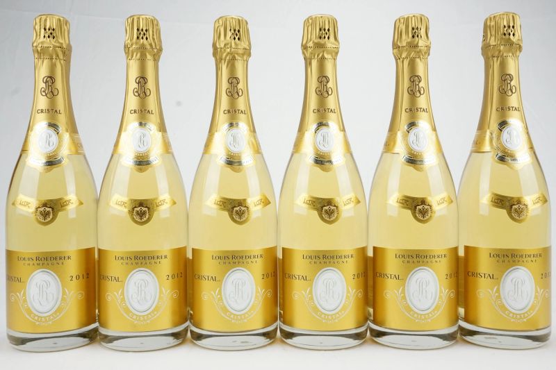     Cristal Louis Roederer 2012   - Auction Il Fascino e l'Eleganza - A journey through the best Italian and French Wines - Pandolfini Casa d'Aste