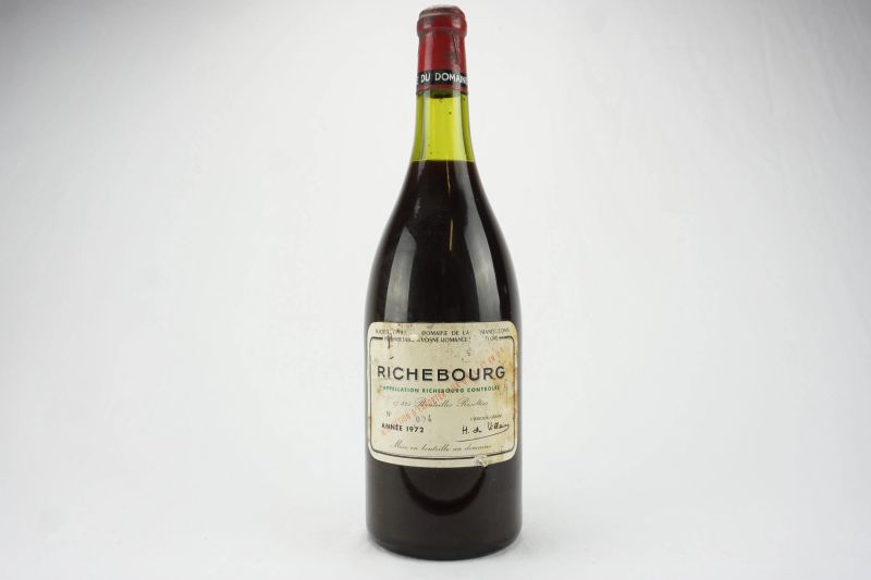     Richebourg Domaine de la Roman&eacute;e Conti 1972   - Auction The Art of Collecting - Italian and French wines from selected cellars - Pandolfini Casa d'Aste