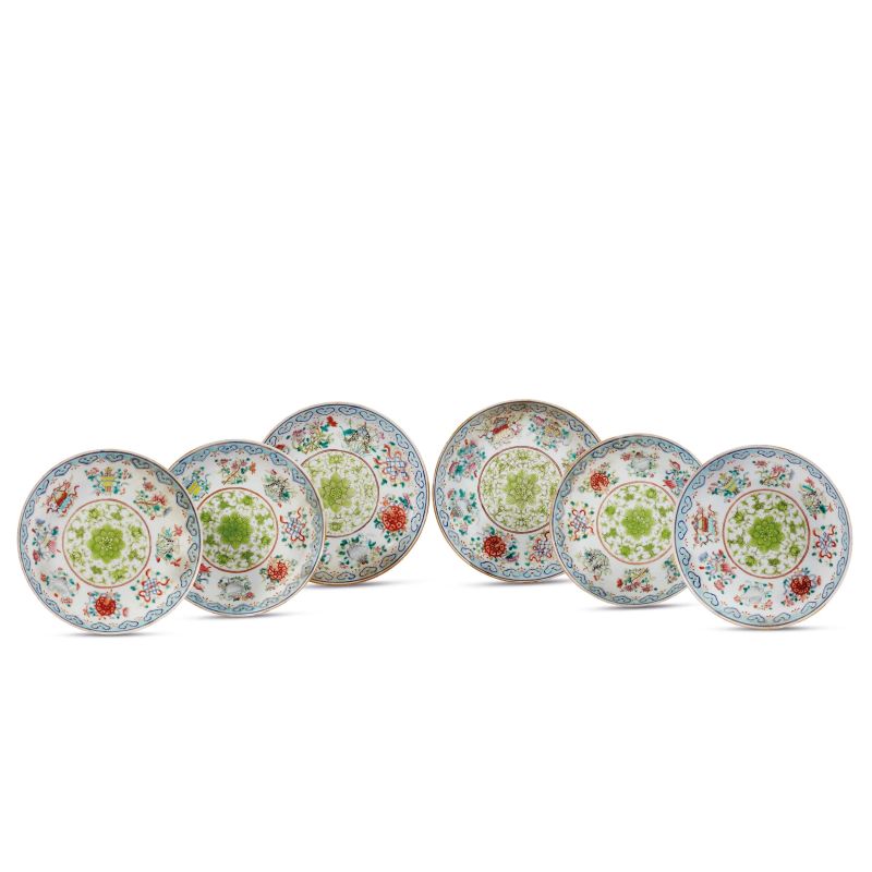 



SET DI SEI PIATTINI IN PORCELLANA, CINA, DINASTIA QING, SEC. XIX-XX  - Asta Arte Orientale | 东方艺术 - Pandolfini Casa d'Aste