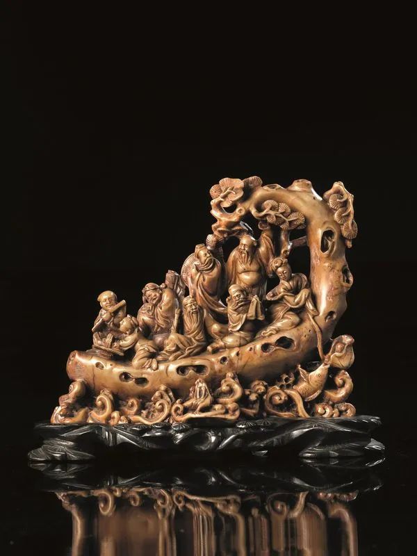GRUPPO SCULTOREO, CINA, INIZI SEC. XX  - Auction Asian Art - Pandolfini Casa d'Aste
