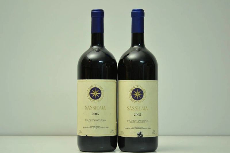 Sassicaia Tenuta San Guido 2005  - Asta VINI PREGIATI DA IMPORTANTI CANTINE ITALIANE - Pandolfini Casa d'Aste