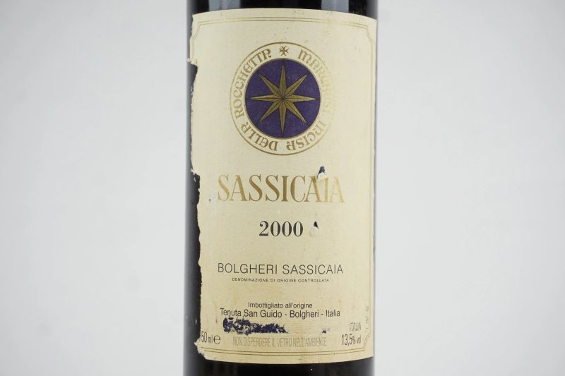 Sassicaia Tenuta San Guido 2000  - Asta ASTA A TEMPO | Smart Wine - Pandolfini Casa d'Aste